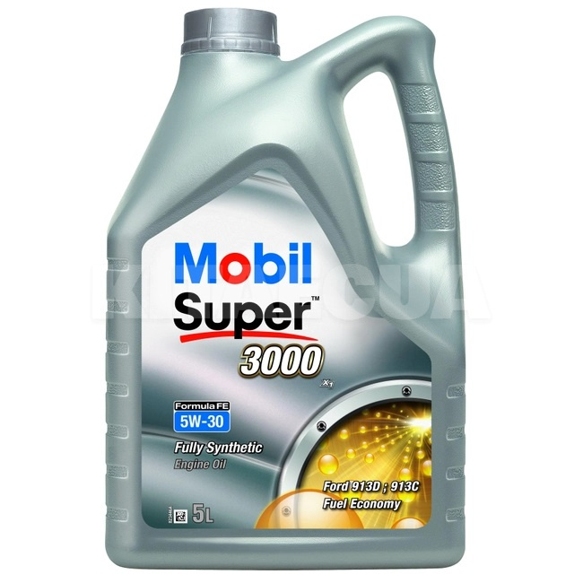 Моторное масло синтетическое 1л 5W30 SUPER 3000 F-FE MOBIL (5W30 3000 FE 1L)