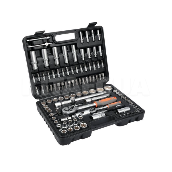 Набір торцевих головок та насадок 1/2" 108 предметів STHOR (58685)
