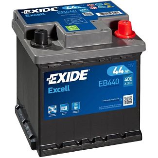 Аккумулятор автомобильный 44Ач 400А "+" справа EXIDE