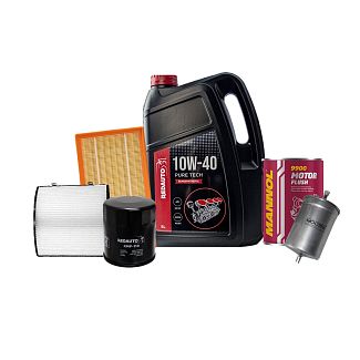 Комплект фильтров + масло + промывка 