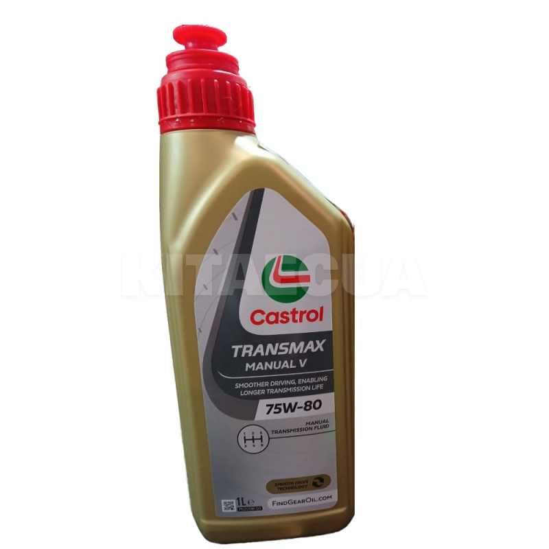 Масло трансмиссионное синтетическое 1л Syntrans V FE 75W-80 CASTROL (EB-SYNVFE-12X1L)