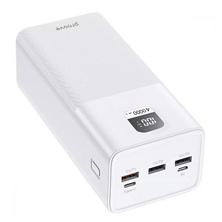 Повербанк Giant 40000mAh 100W білий PROOVE - Kitaec.ua Повербанк Giant 40000mAh 100W білий PROOVE