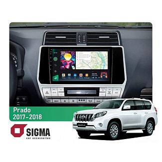 Штатна магнітола PRO 10464 4+64 Gb 10 Toyota Land Cruiser Prado 150 2017-2018 SIGMA4car