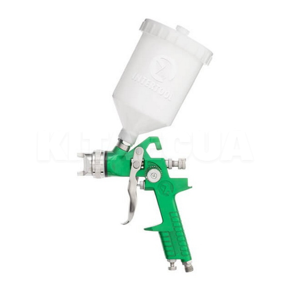 Краскопульт пневматический HVLP 1.4мм 3 бар бачок 600мл Intertool (PT-0118-INTERTOOL) - 6