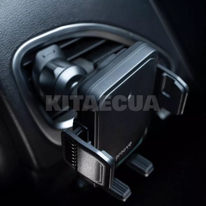 Держатель телефона автомобильный с беспроводным ЗУ Sonic Pro 15W PROOVE (WHSP15002001) - 5