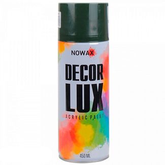 Краска зеленый опал 450мл акриловая Decor Lux NOWAX