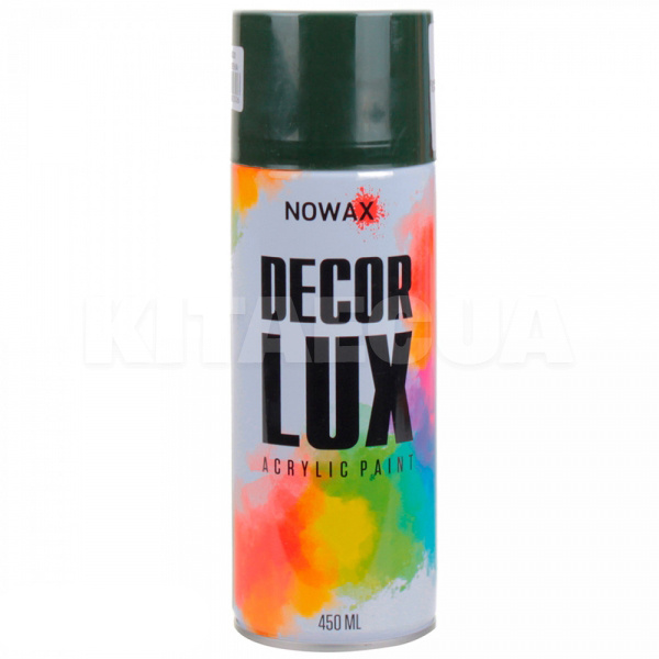 Краска зеленый опал 450мл акриловая Decor Lux NOWAX (NX48029)