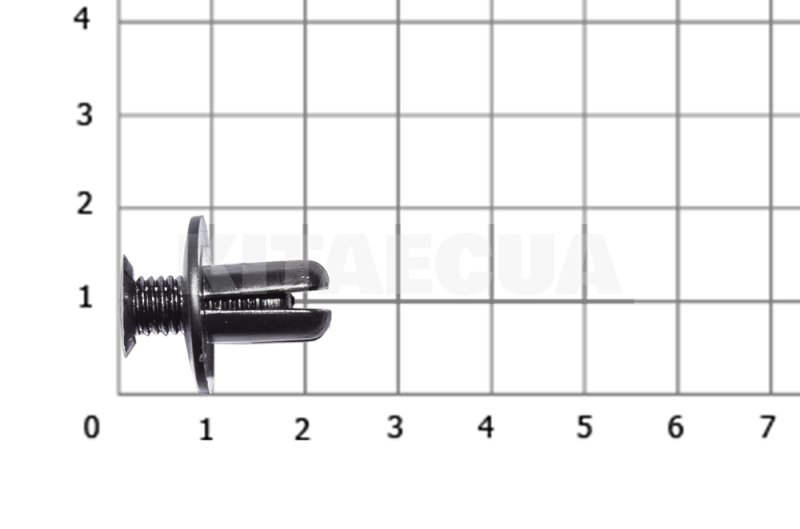 Клипса крепления облицовки порога ОРИГИНАЛ на Chery EASTAR (B11-3102040) - 4