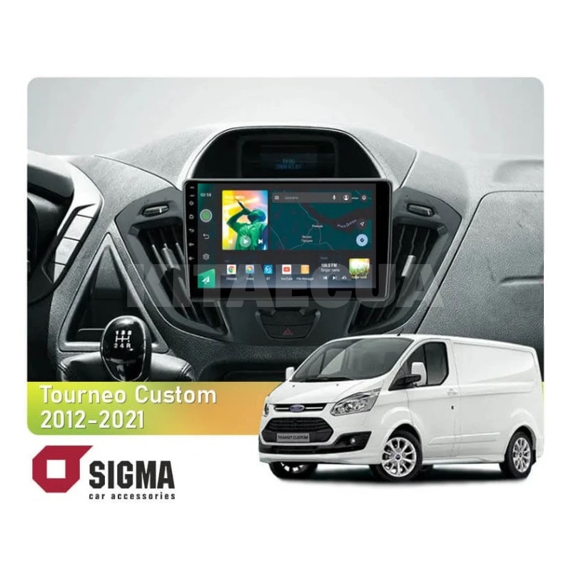 Штатна магнітола X9232 2+32 Gb 9" Ford Transit 2012-2021 (F1) SIGMA4car (37791)