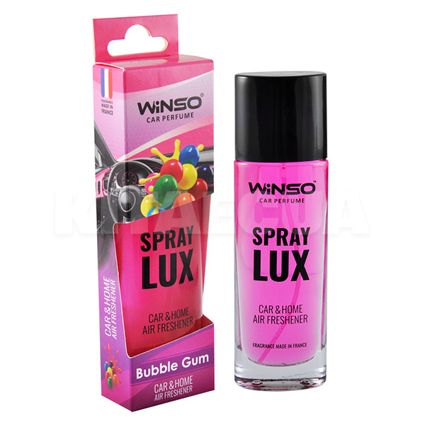 Ароматизатор "жуйка" 55мл Spray Lux Bubble Gum Winso (532060-Winso)