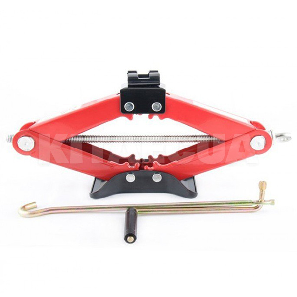 Домкрат механічний ромбоподібний до 1.2т (110мм-390мм) з гумовою накладкою CARLIFE (SJ228-CARLIFE)