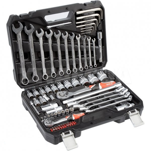 Набор головок торцевых 1/2" 1/4" 77 предметов YATO (YT-38781-YATO)