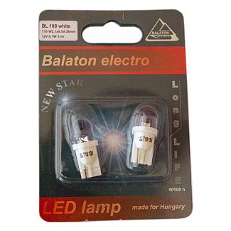 LED лампа для авто BL-108 T10-1 0.1W (комплект) BALATON