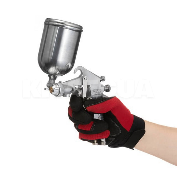 Краскопульт пневматический HP 1.5мм 5 бар бачок 400мл Intertool (PT-0202-INTERTOOL) - 6