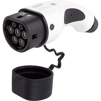 Коннектор для зарядки электромобиля 32А 22 кВт Type 2 (Mennekes) трехфазный Duosida