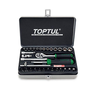Набор инструментов 1/4" 32 предмета TOPTUL