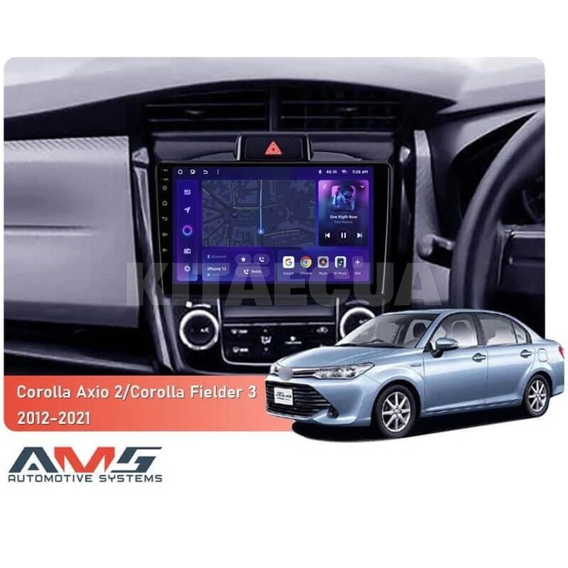 Штатна магнітола MOSS M3 4+32 ГБ 9" Toyota Corolla Fielder 3 E160 2012-2021 AMS (50690) - 2