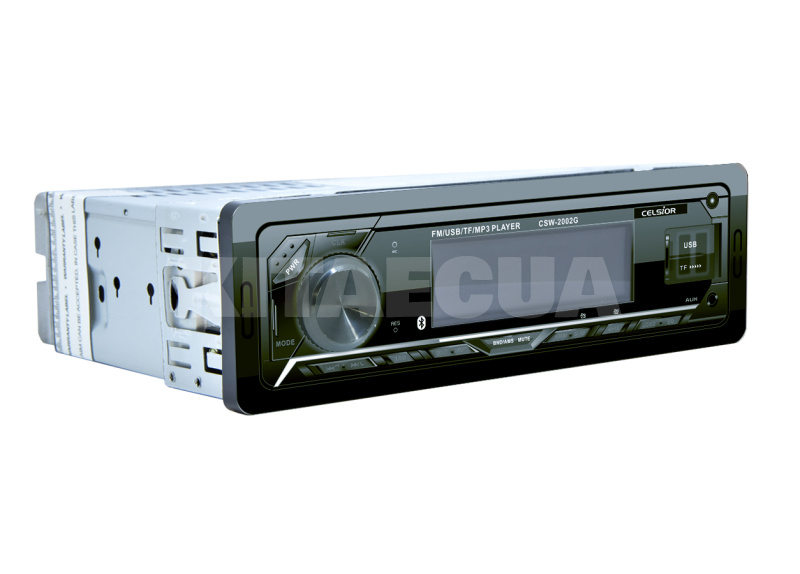Автомагнитола 1DIN монохромный дисплей стационарная панель с зеленой подсветкой Celsior (CSW-2002G) - 2