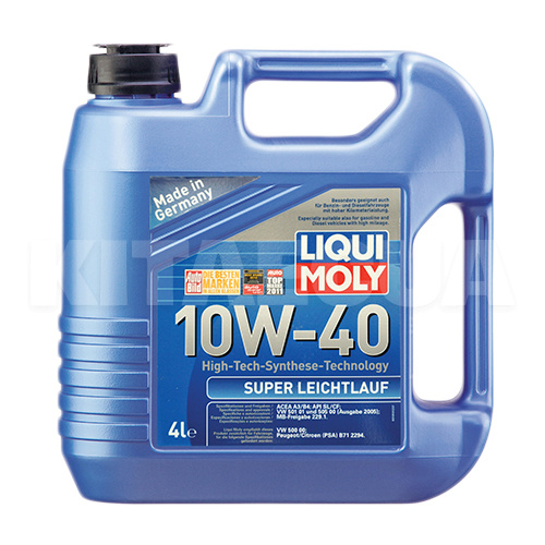 Масло моторное полусинтетическое 4л 10W-40 Super Leichtlauf LIQUI MOLY (9504) - 2