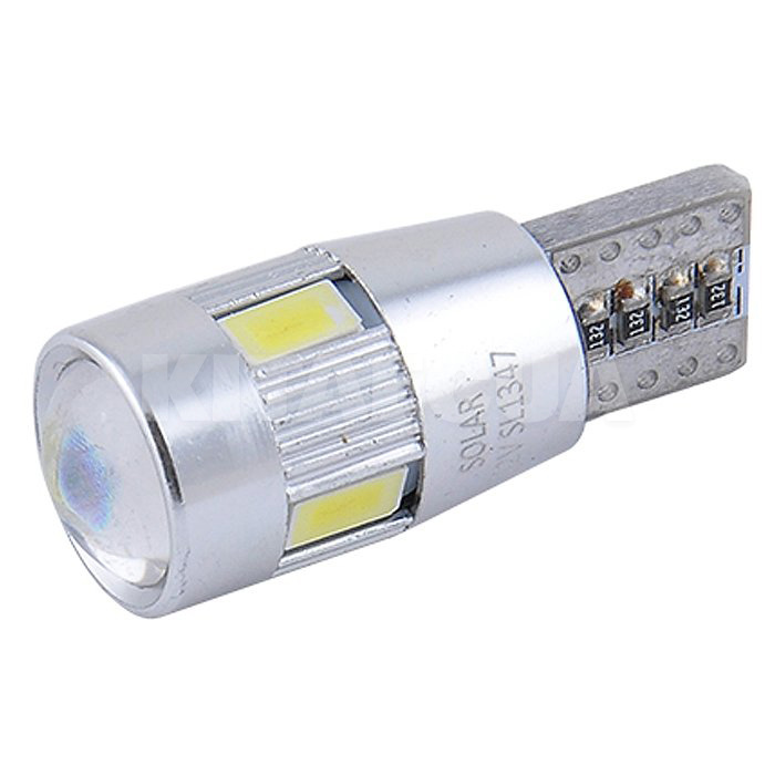 LED лампа для авто Premium Line W2.1x9.5d 6500K (комплект) Solar (SL1347) - 2