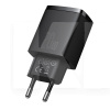 Зарядний пристрій Compact Quick Charger Black U+C 20W EU BASEUS (CCXJ-B01)