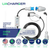 Зарядка для электромобиля 7.4 кВт 32А 1-фаза Type 1 (американское авто) 10м PRO UACHARGER (CHC-PR120711-21-10)