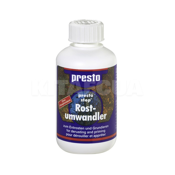 Перетворювач іржі 250мл Rust Umwandler PRESTO (603086)