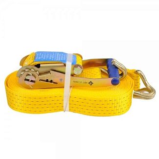 Ремінь стяжний з храповим механізмом 12м 2.5т VOREL