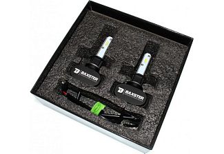 LED лампа для авто H3 PK22s 50W 5000K (комплект) BAXSTER