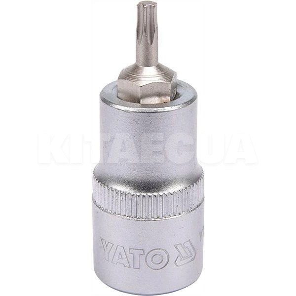 Головка торцевая с насадкой 55 мм 1/2“ Torx T20 YATO (YT-04310)