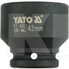 Головка торцева ударна 6-гранна 42 мм 3/4" 57 мм YATO (YT-1092)