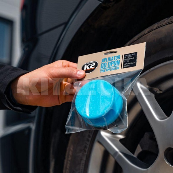 Губка-апликатор для полировки шин 80мл Tyre Аpplicator K2 (K720) - 4