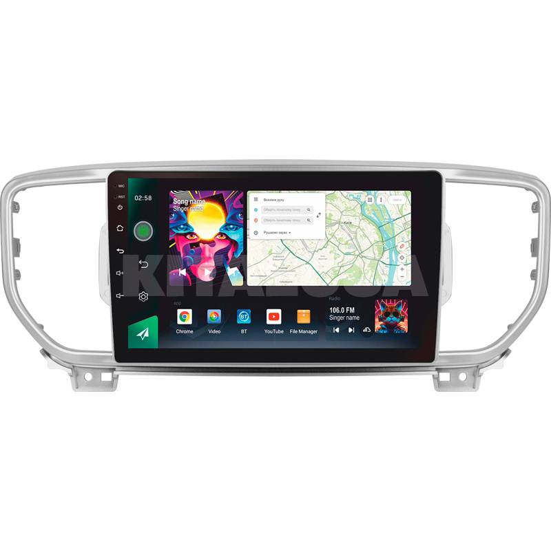 Штатная магнитола PRO 9464 4+64 Gb 9" Kia Sportage 4 QL 2016-2018 SIGMA4car (39745)