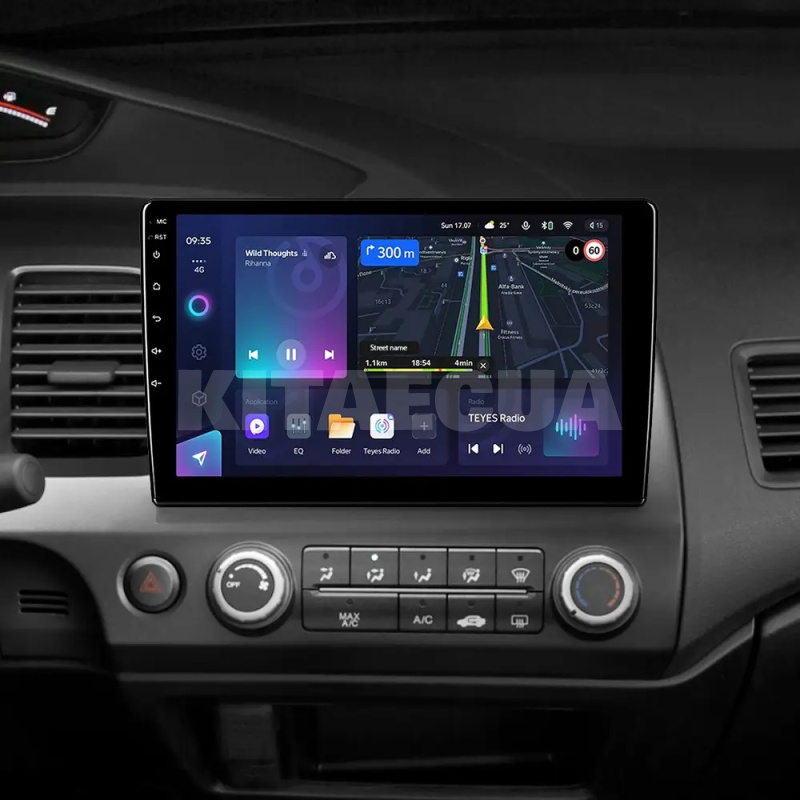 Штатна магнітола X1 2+32Gb 10" Honda Civic 8 FD 2005-2012 Teyes (26809) - 2