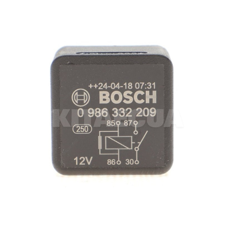 Реле 4-контактное 12B Bosch (0986332209)