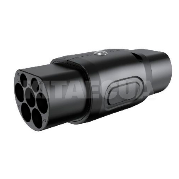Переходник 7.4 кВт 32А 1-фаза Type 2 (станция) - GB/T AC (китайское авто) REDAUTO (RD-A-M-T2GBT)