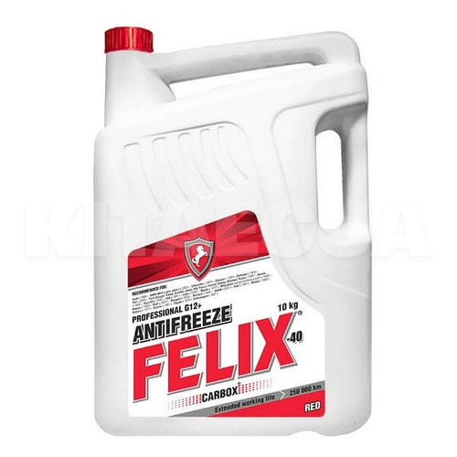 Антифриз красный 10кг G12+ -45°С Carbox FELIX (430206020)