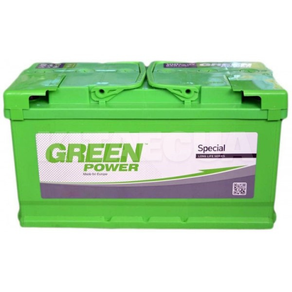 Аккумулятор автомобильный 90Ач 720А "+" справа Green Power (22363)