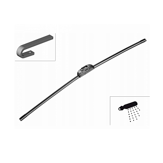 Щетка стеклоочистителя (дворник) 650мм бескаркасная с форсункой Bosch