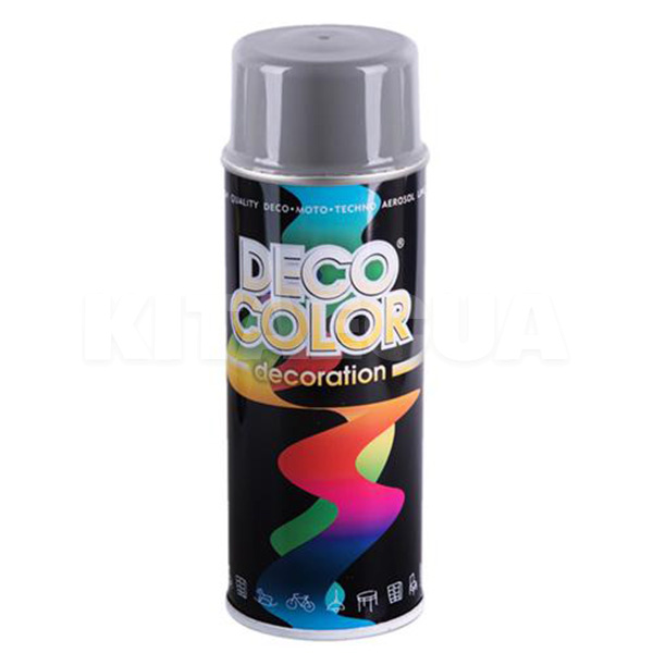 Краска глянцевая 400мл серая DecoColor (720125-DecoColor)