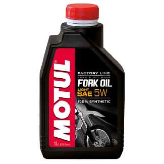 Масло гидравлическое для вилок 1л 5W MOTUL