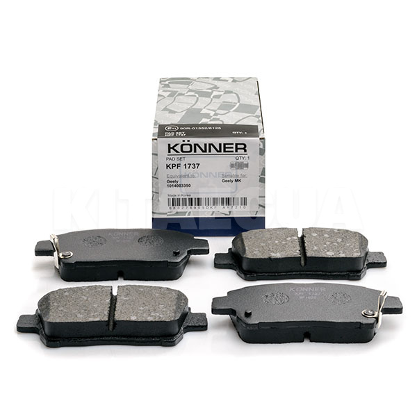 Колодки тормозные передние KONNER на Geely MK (1014003350)
