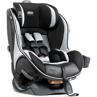 Автокресло детское NextFit Zip Max Air 1.8-29.4 кг черно-серое Chicco