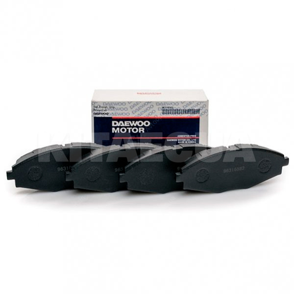Колодки тормозные передние DAEWOO MOTOR на DAEWOO Lanos (96316582)