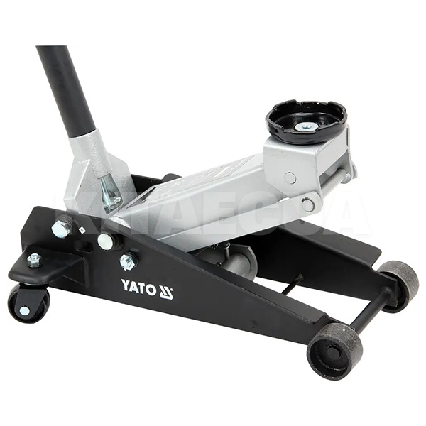 Домкрат гідравлічний підкатний 3т (130мм-465мм) YATO (YT-17211) - 2