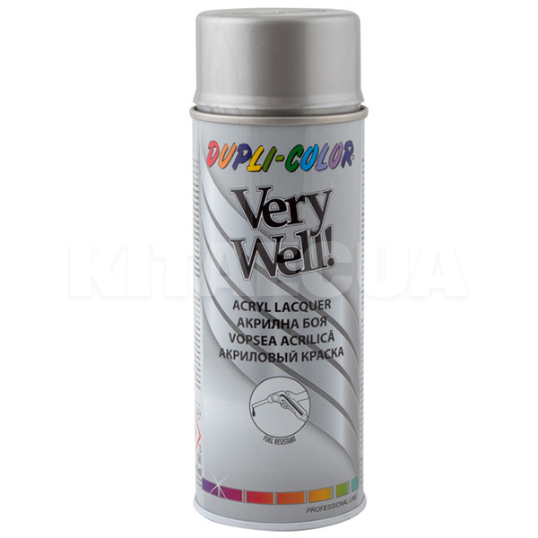 Фарба-емаль універсальна 400мл Ral 9006 біло-алюмінева Very Well Dupli Color (VW90060-DUPLI-COLOR)
