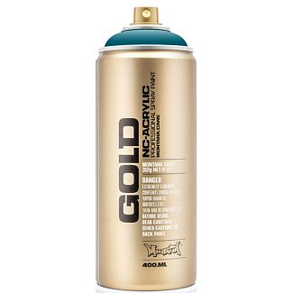 Фарба декоративна акрилова 400мл GL6270 "риф" бірюзова напівматова Gold MONTANA