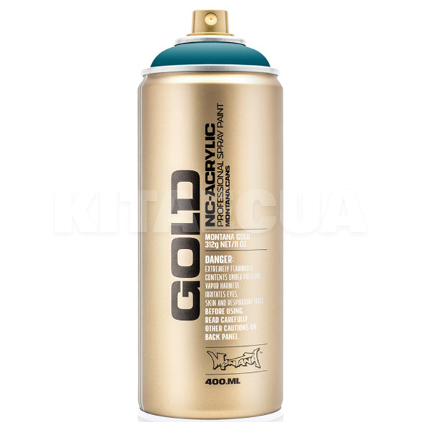 Краска декоративная акриловая 400мл GL6270 "риф" бирюзовая полуматовая Gold MONTANA (285226-MONTANA)