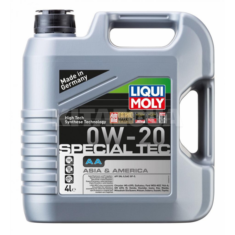 Моторна олія синтетична 4л 0W-20 Special Tec AA LIQUI MOLY (LQ 9705)