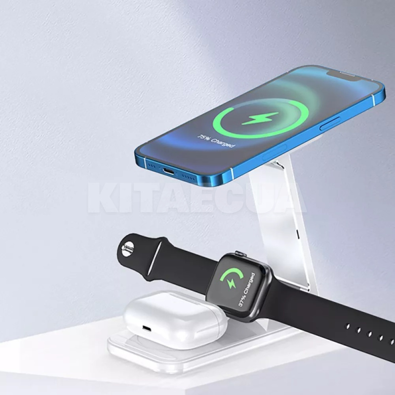 Бездротовий зарядний пристрій 3in1 Type-C Energy Fold white PROOVE (508790003) - 2